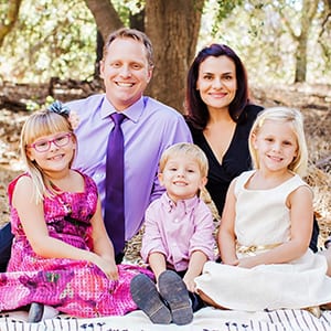 Dr. Strawn with his family